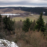 Blažejský rybník z Branišovského vrchu