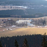 Klášter Nový Dvůr z Branišovksého vrchu