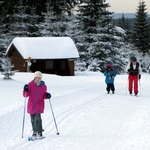Lyžařské stopa k Hubertkám